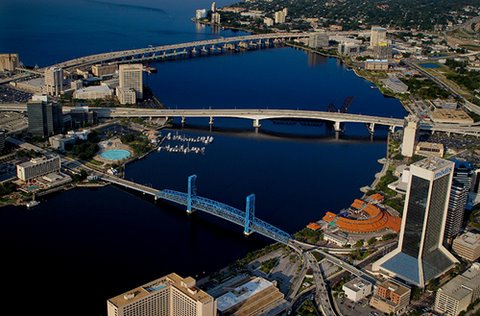 Downtown jacksonville map