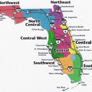 Map West Florida 2018