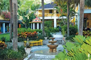 Bonnet House courtyard
