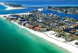 Destin Modern Aerial View West