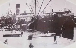 The SS Inchulva steamship in its prime