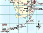 Map Southeast Florida Keys