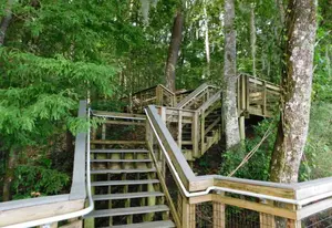 Lake Talquin State Park Boardwalk's East Staircase