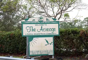 Sign for The Acreage