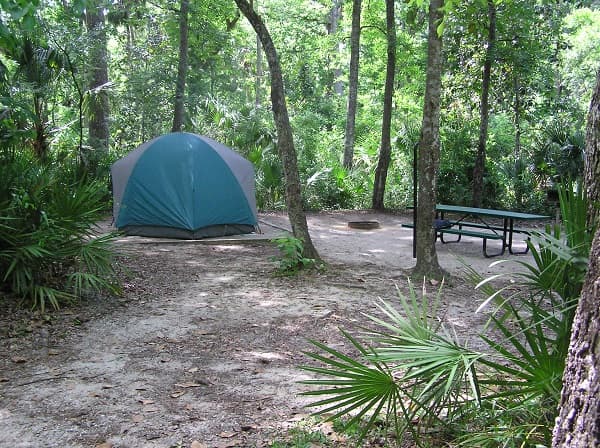 Alexander Springs Campsite