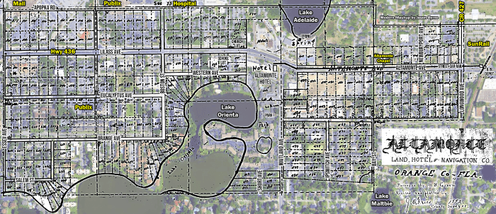 Altamonte Springs Map 1892