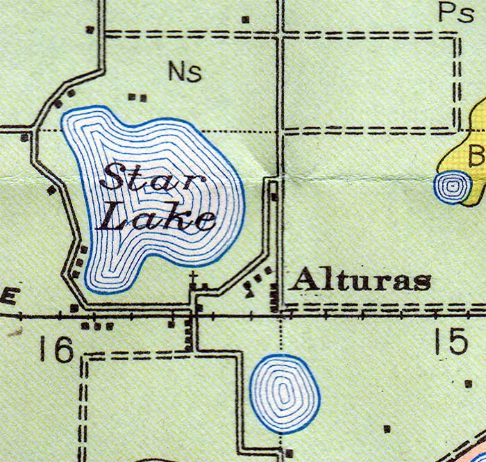Alturas 1927 Map