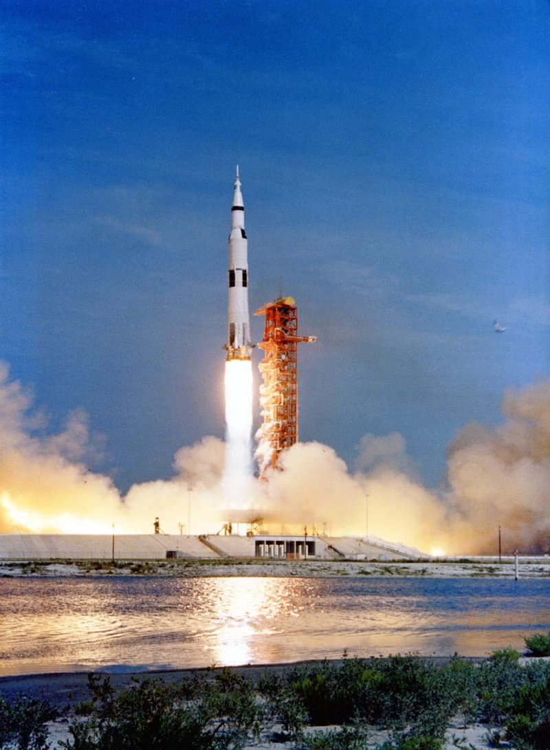Apollo 11 Launch to the Moon, July 16, 1969