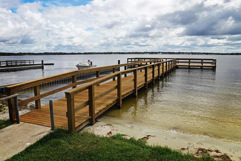 Ramp and Dock at Lake Ariana Park