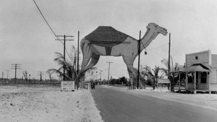 Entrance to Boca Raton in 1929