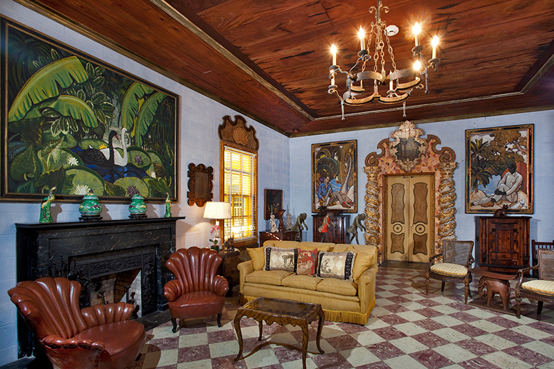 One of the rooms in Bonnet House