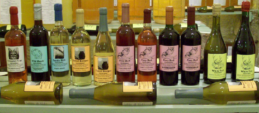 Bunker Hill Vineyard Wine Bottles