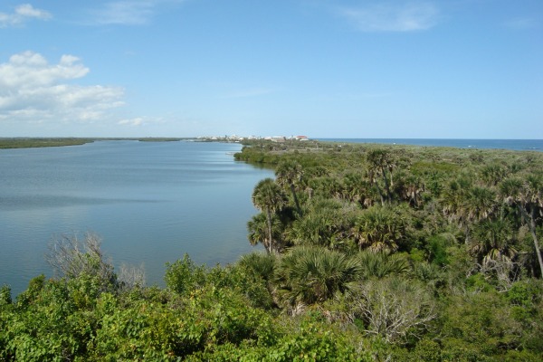 Canaveral National Seashore Mosquito Lagoon from Turtle Mound