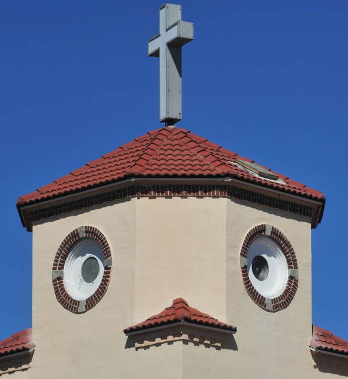 Closeup of Madeira Beach Chapel by the Sea