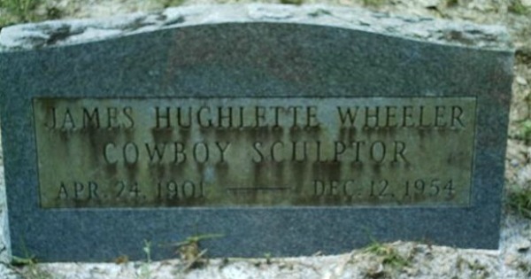 Grave of Hughlette "Tex" Wheeler, Fort Christmas Cemetery