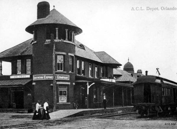 Transportation~Church Street Station~Downtown Orlando FL~Continental  Postcard