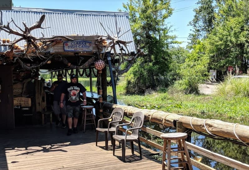 Clark's Fish Camp Deck, photo by Katie Crandall
