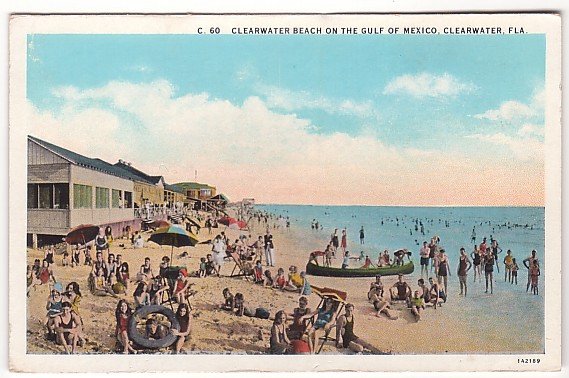 Clearwater Beach in an Earlier Time