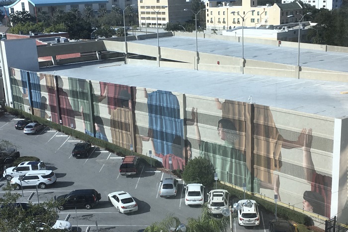 Clearwater Parking Garage Mural