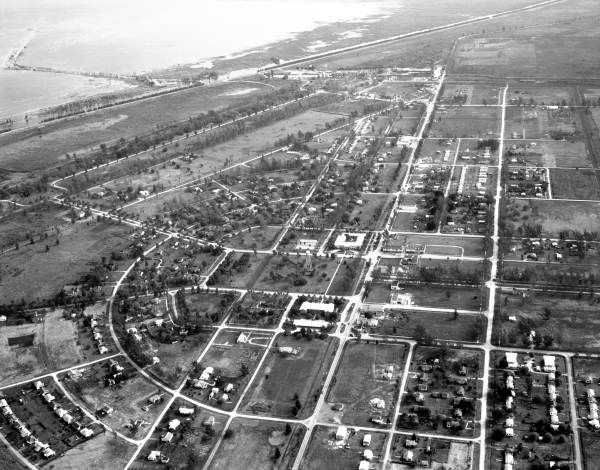 Clewiston Aerial View 1947