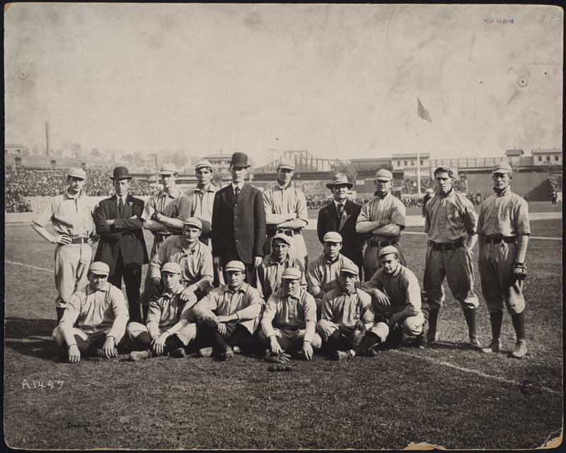 The 1905 Philadelphia Athletics with Connie Mack The 1905 Philadelphia Athletics with Connie Mack