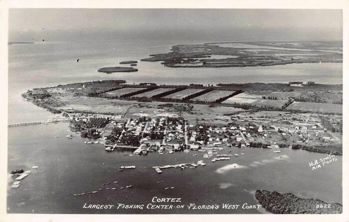 Cortez Aerial Looking North, 1950s