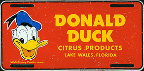 Donald Duck Citrus Tag Donald Duck Citrus Tag