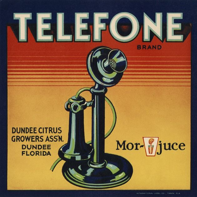 Dundee Vintage Citrus Label