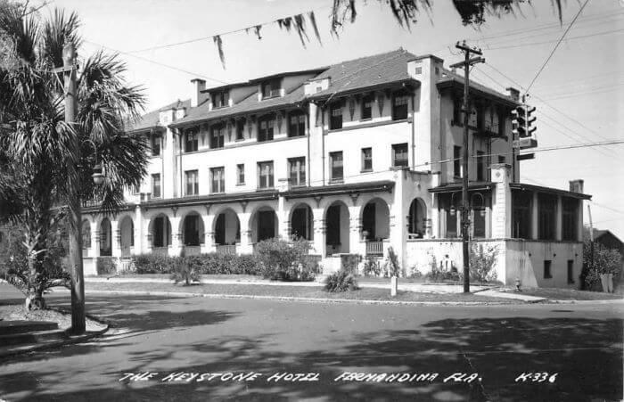 Vintage Postcard Keystone Hotel, Fernandina Beach