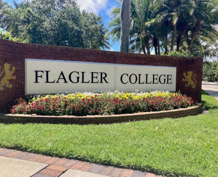 Flagler College Sign