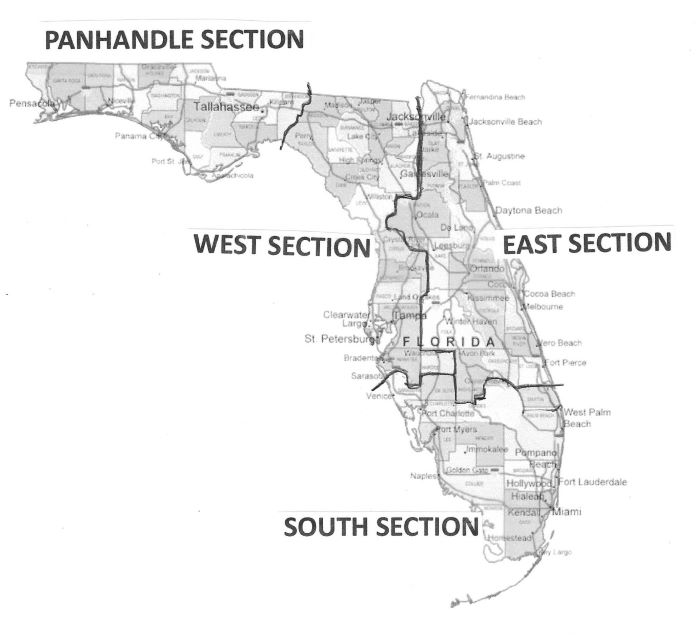Florida Birding Trail Map