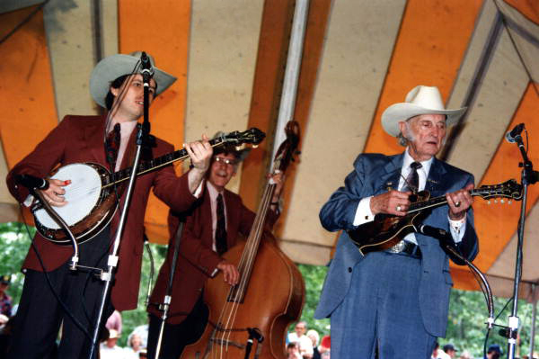Bill Monroe at the Florida Folk Festival