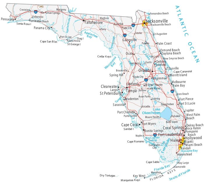 Florida Map GIS Geography