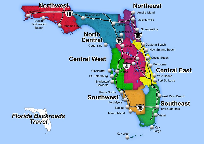 florida map with cities and towns Best Florida Towns And Cities Shopping Dining History Maps florida map with cities and towns