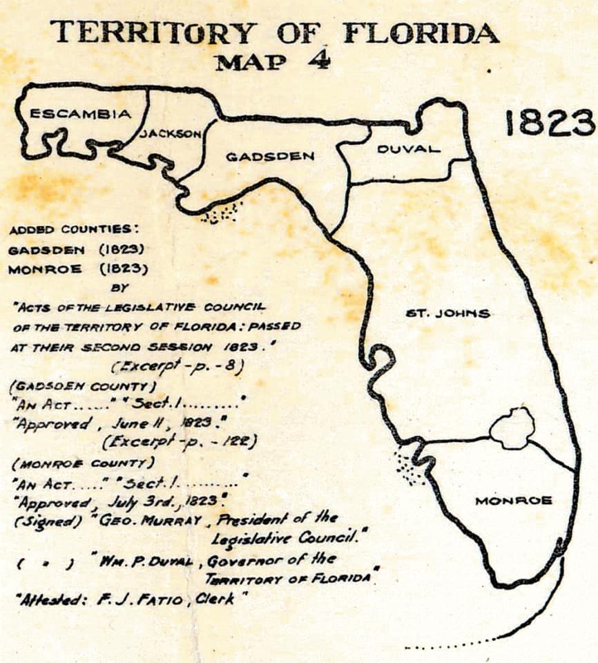 Territory of Florida, 1823