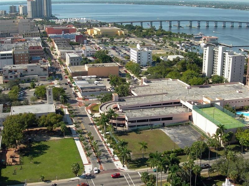 Downtown Fort Myers on the Caloosahatchee River