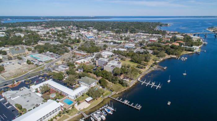 Fort Walton Beach Aerial View