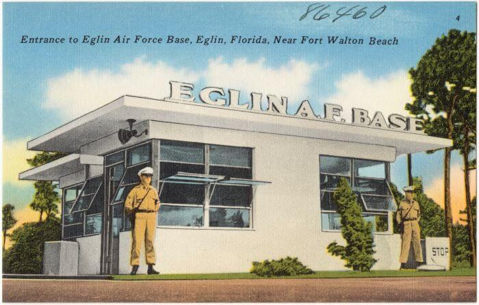 Vintage Postcard Eglin Air Force Base