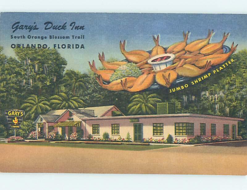 Gary's Duck Inn Orlando Seafood Tradition 19451994