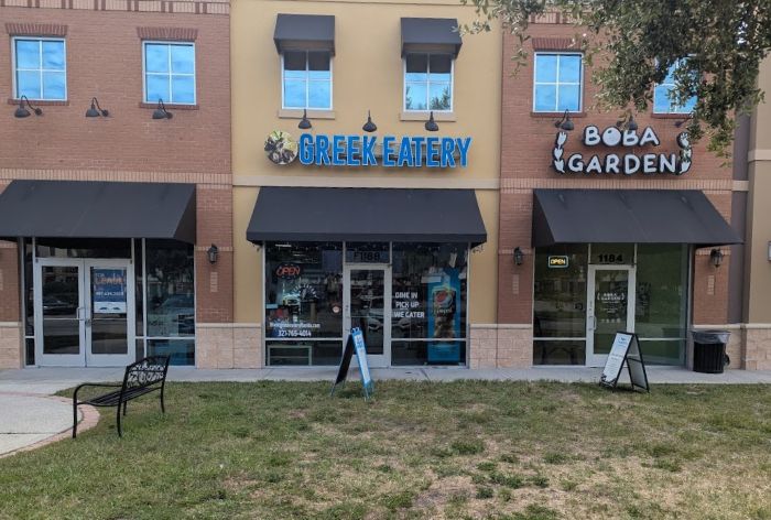 Greek Eatery Entrance