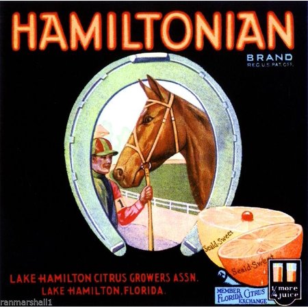 Hamiltonian Citrus Label