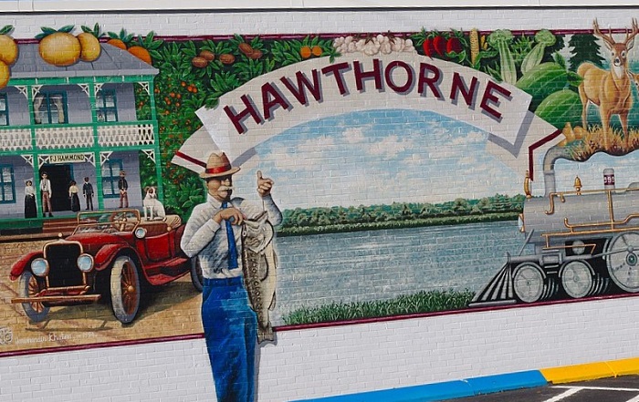 Mural in Hawthorne, Florida