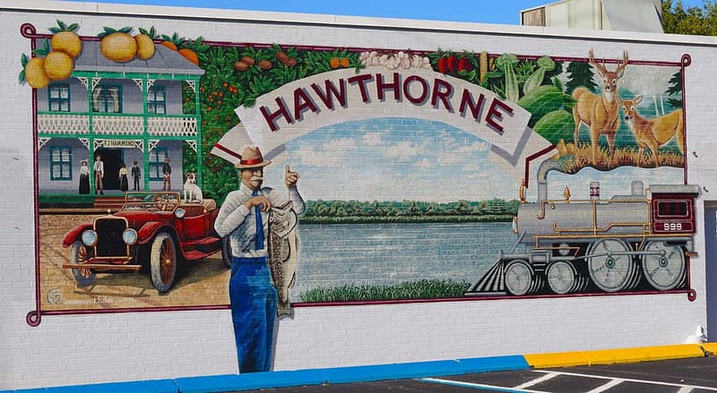 Mural in Hawthorne, Florida