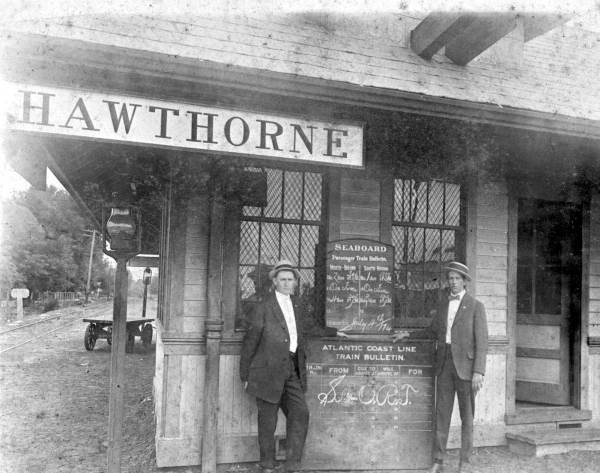 Hawthorne Railroad Station, c.1914