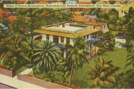 Hemingway Home Postcar