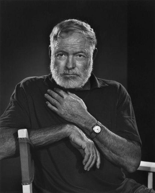 Ernest Hemingway by Yousuf Karsh, 1957