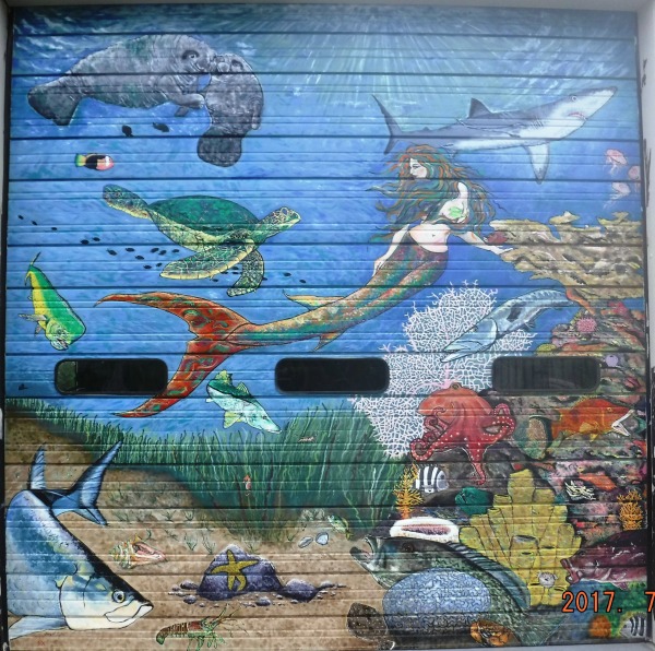 Mural at Hernando Beach Volunteer Fire Department