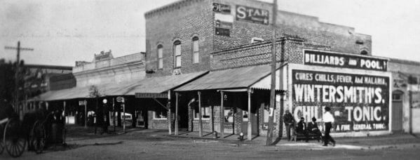 Downtown High Springs in 1916
