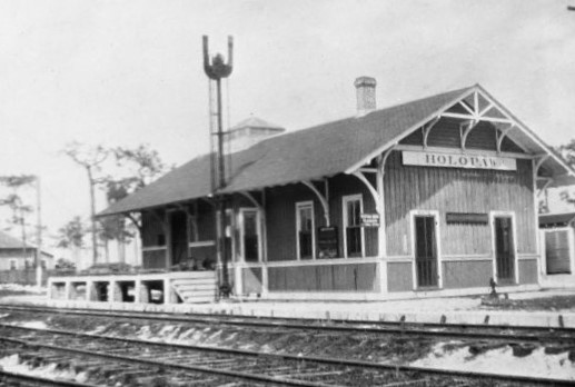 Holopaw Railroad Station in 1910