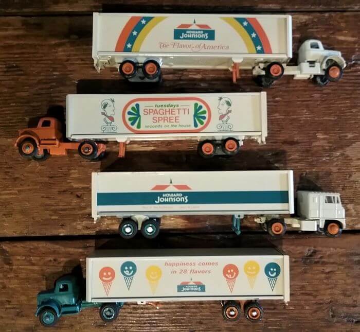 Models of Howard Johnson's Trucks